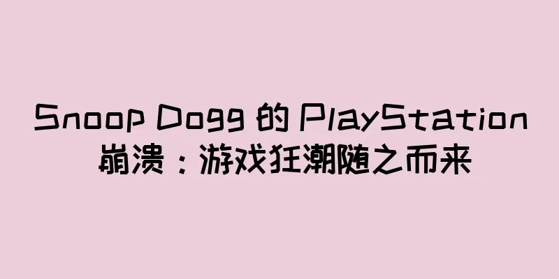 Snoop Dogg 的 PlayStation 崩溃：游戏狂潮随之而来