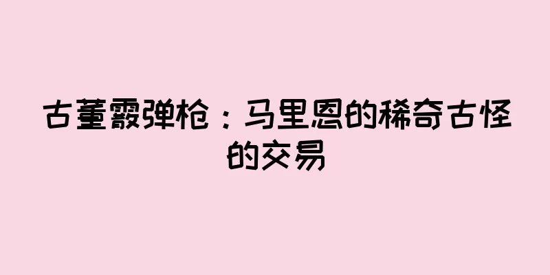 古董霰弹枪：马里恩的稀奇古怪的交易