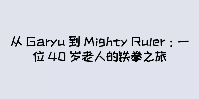 从 Garyu 到 Mighty Ruler：一位 40 岁老人的铁拳之旅