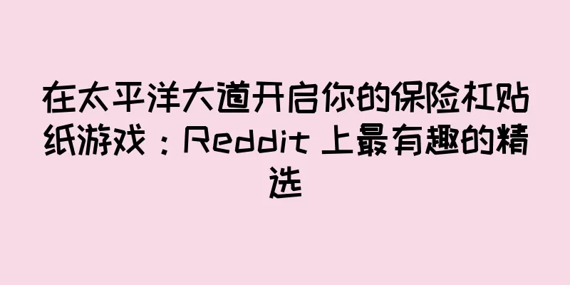 在太平洋大道开启你的保险杠贴纸游戏：Reddit 上最有趣的精选