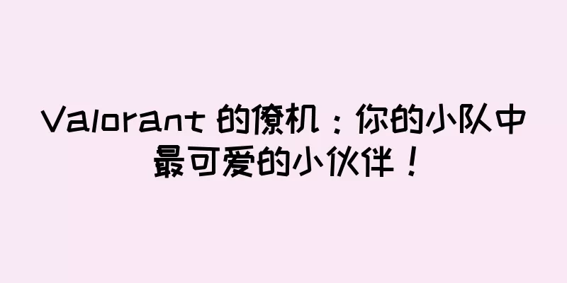 Valorant 的僚机：你的小队中最可爱的小伙伴！